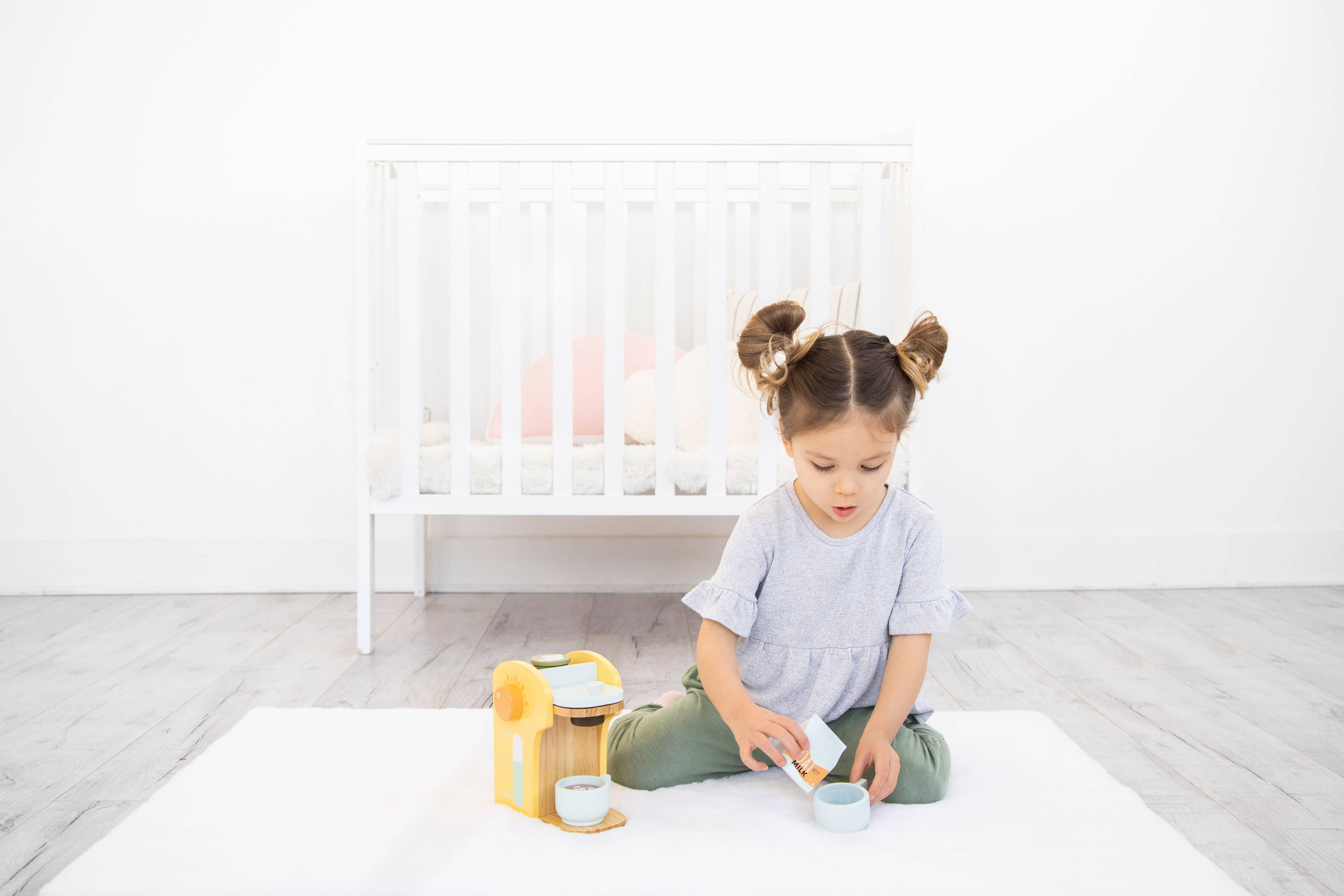 Barista in Training Wooden Coffee Set, Developmental Toys - Image 11